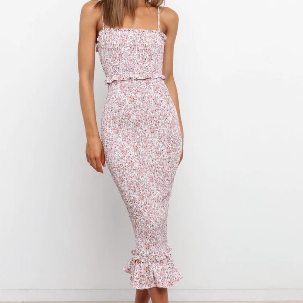 PETAL AND PUP MIDI DRESS